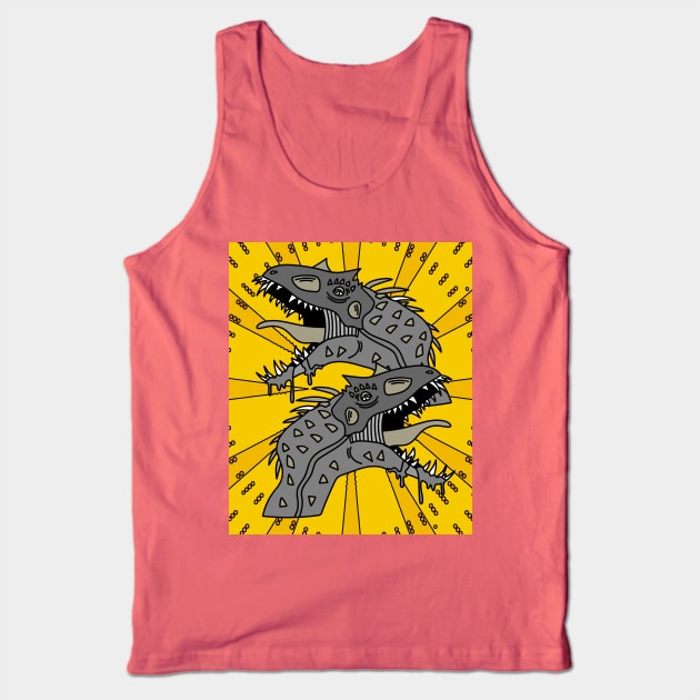 ColorfulDinosaur KidsDinos Tank Top by flofin